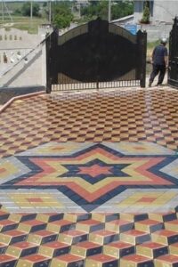 trotuarnaya plitka rombik v 3d ukladke